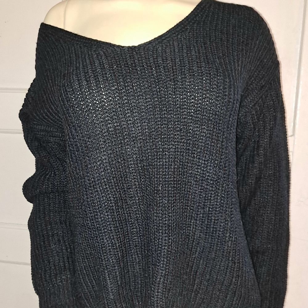 Two Black Slouchy Sweaters (one free)